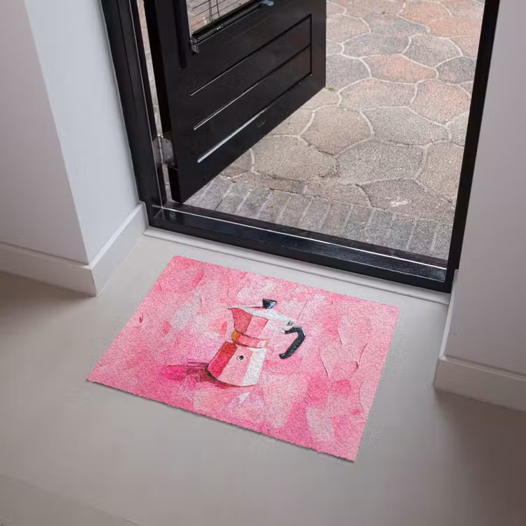 Deurmat - Roze - Verf - Coffee — 4