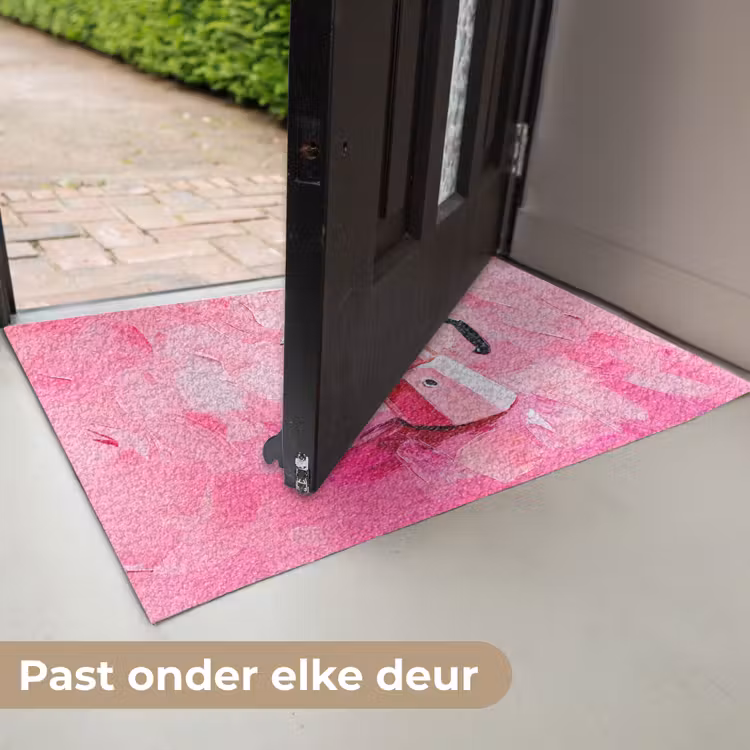 Deurmat - Roze - Verf - Coffee — 7