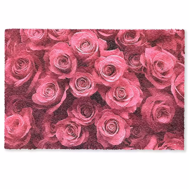 Deurmat - Rozen - Pink - Bloem — 1