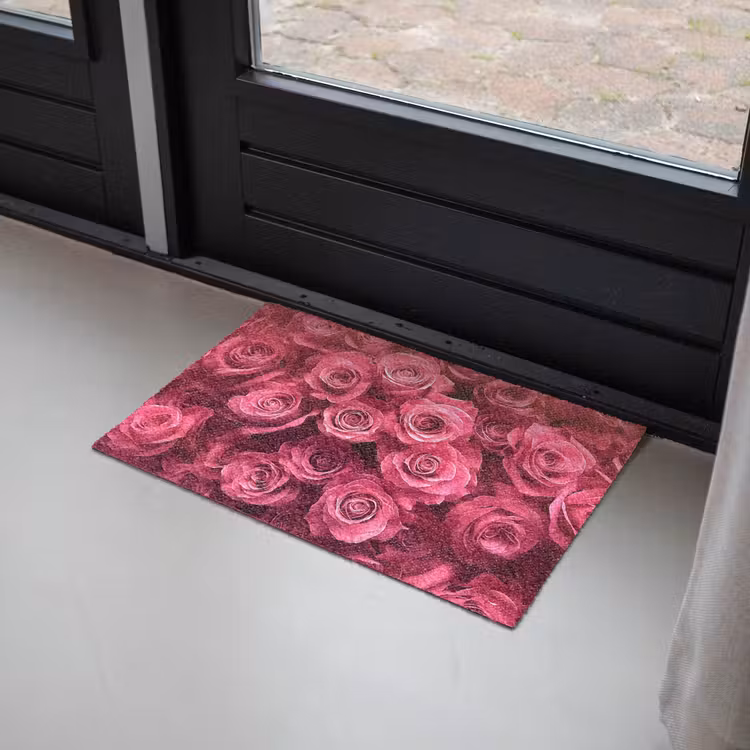 Deurmat - Rozen - Pink - Bloem — 2
