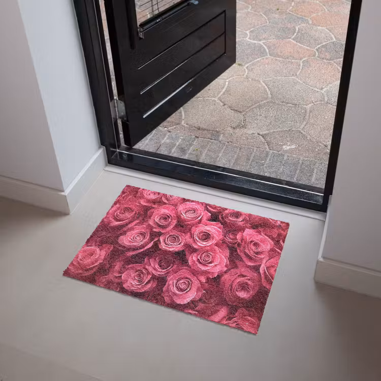 Deurmat - Rozen - Pink - Bloem — 4
