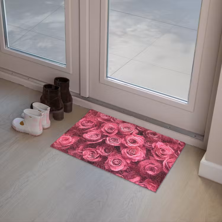 Deurmat - Rozen - Pink - Bloem — 8