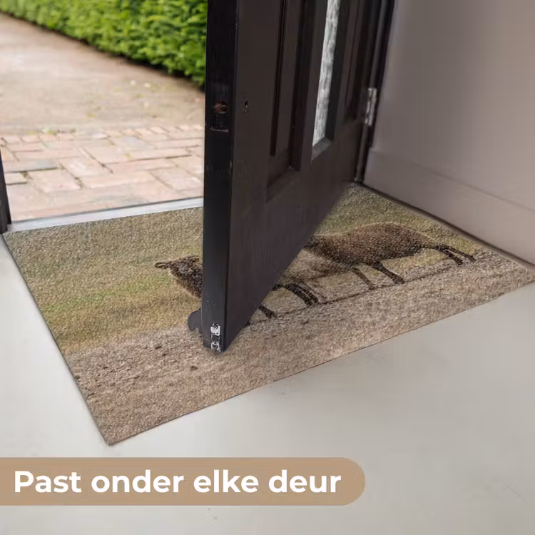 Deurmat - Schapen - Bruin - Wit - Grindpad — 7