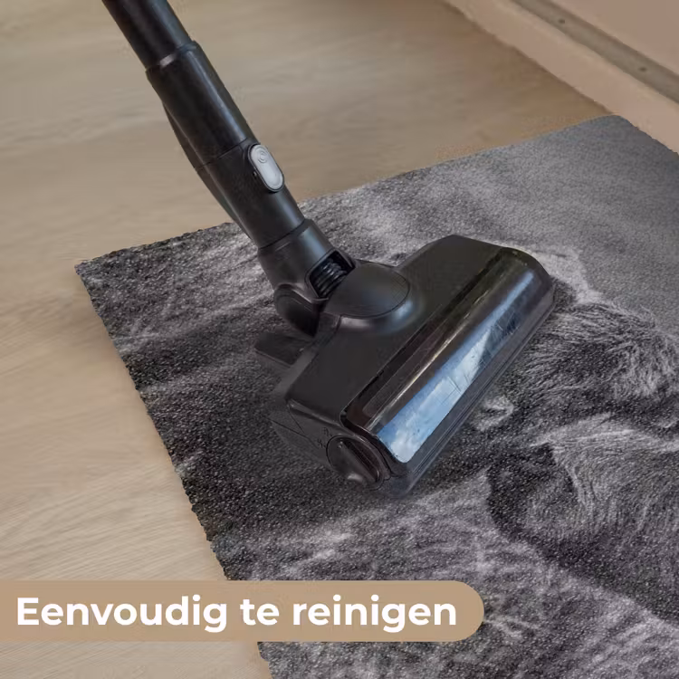 Deurmat - Schotse hooglander - Kalf - Zwart - Wit — 9