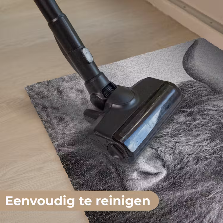 Deurmat - Schotse hooglander - Zwart - Wit - Gras — 9