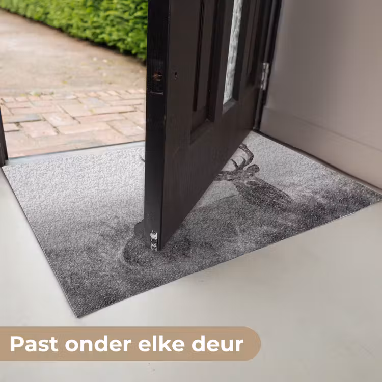 Deurmat - Hert - Mistig - Zwart - Wit — 7
