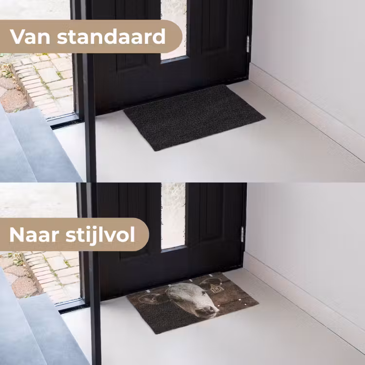 Deurmat - Kalf - Oormerk - Houten stal — 3