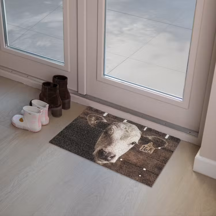 Deurmat - Kalf - Oormerk - Houten stal — 8