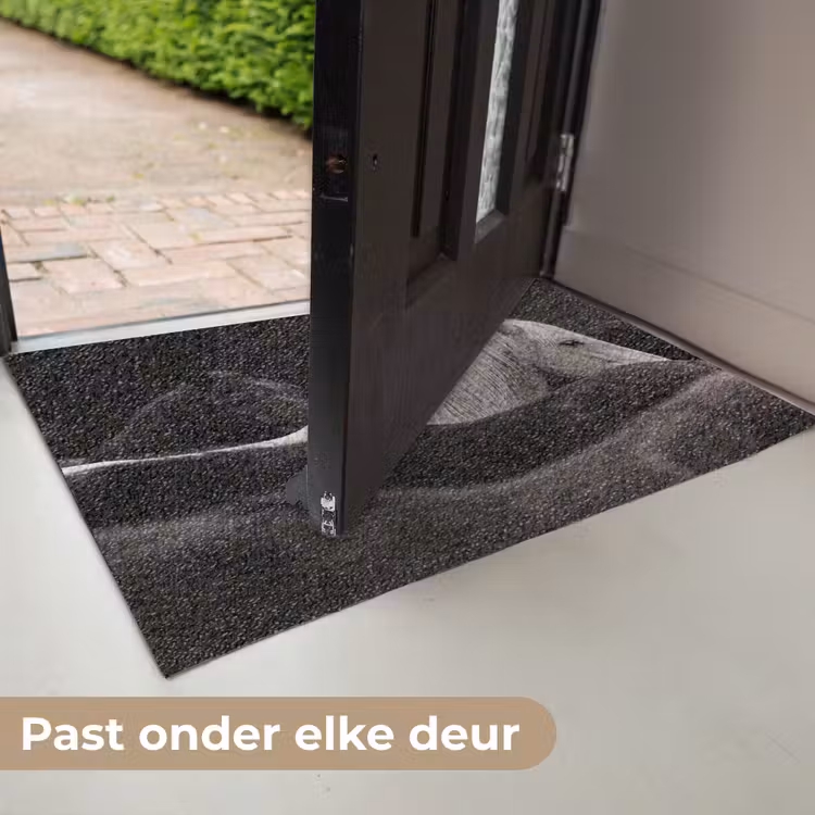 Deurmat - Paarden - Zwart - Wit - Kudde — 7