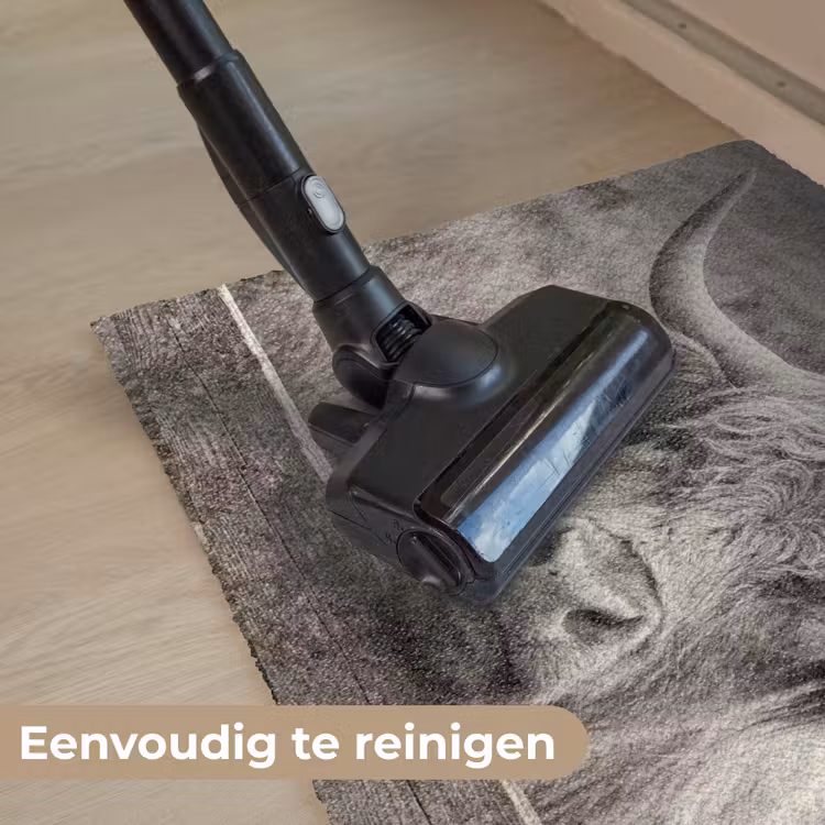 Deurmat - Schotse hooglander - Zwart - Wit - Hout — 9