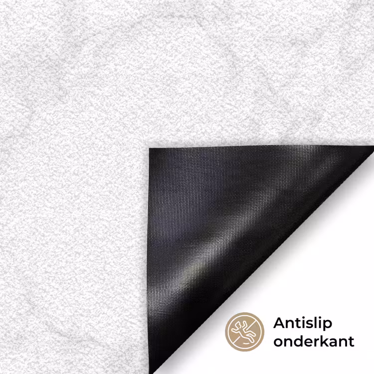 Deurmat - Minimalistisch - Wit - Grijze aders — 6