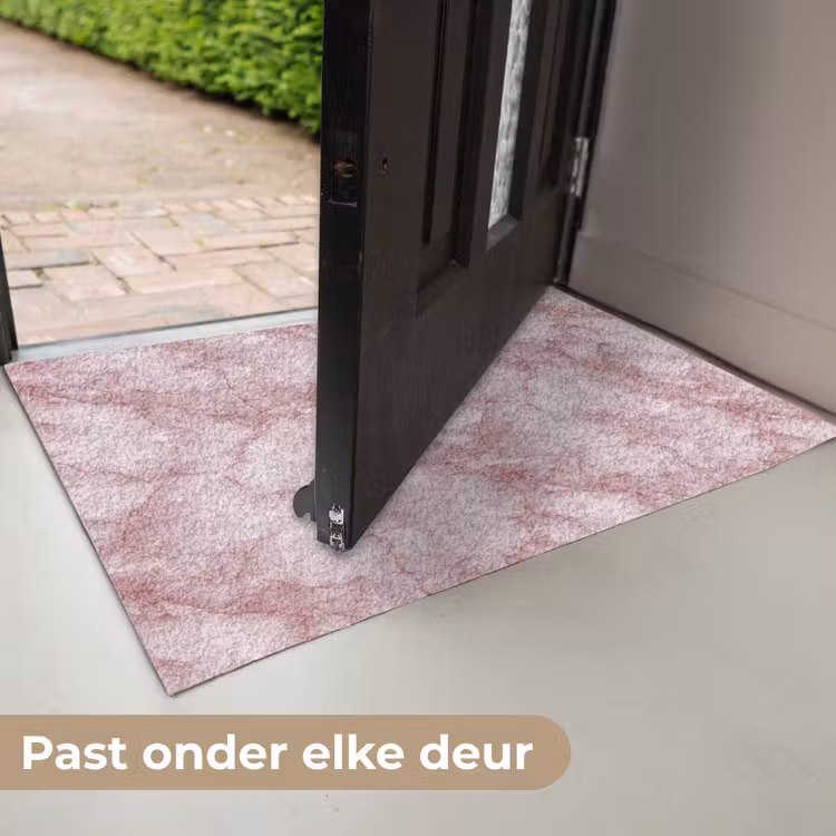 Deurmat - Roze - Kwartsmarmer - Aders — 7