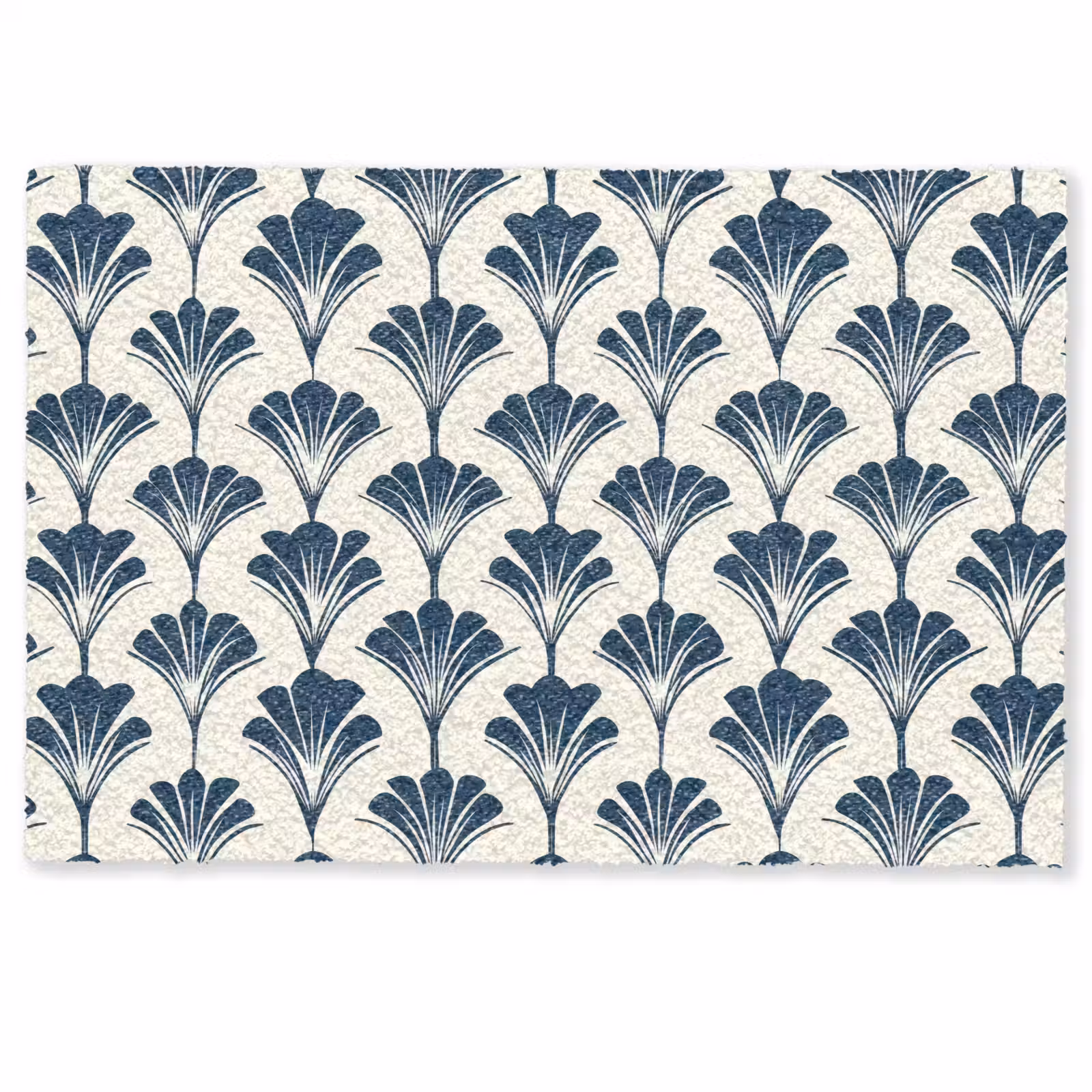 Deurmat - Klassiek - Motief - Blauw — 1