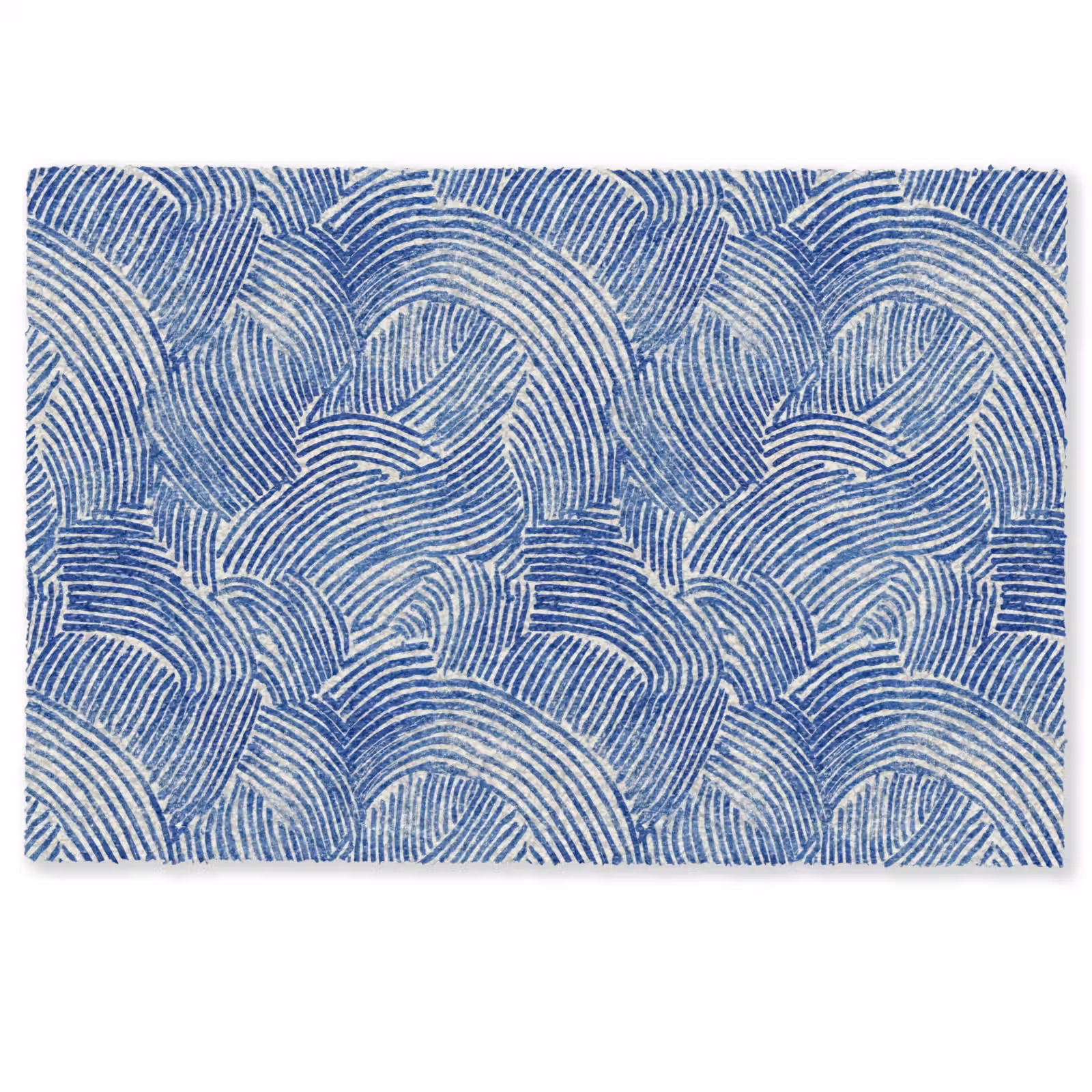 Deurmat - Modern - Abstract - Blauw — 1