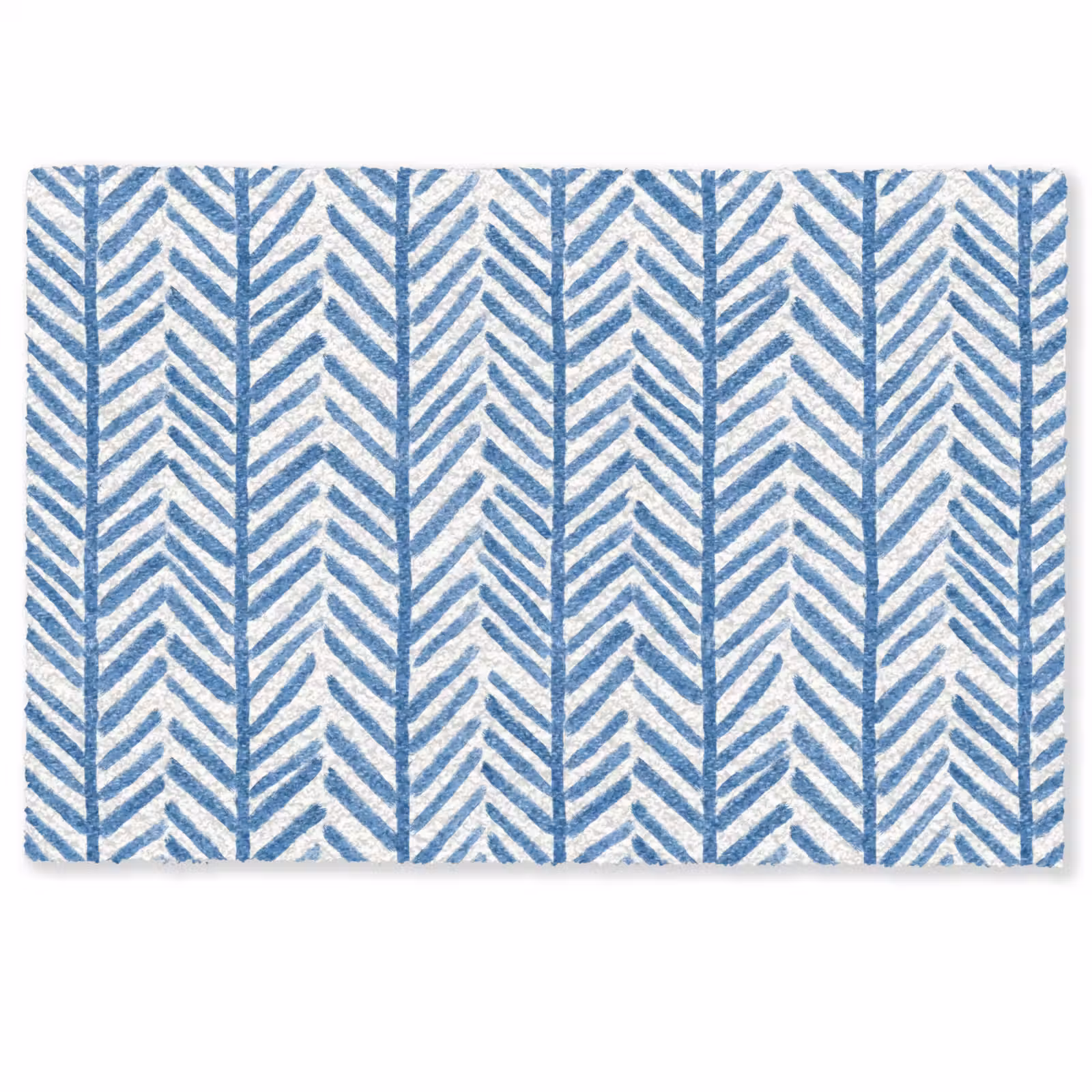 Deurmat - Patroon - Streep - Blauw — 1