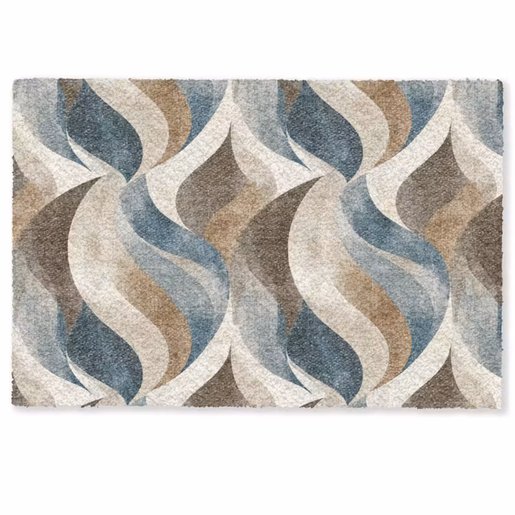 Deurmat - Abstract - Golven - Kleurrijk — 1