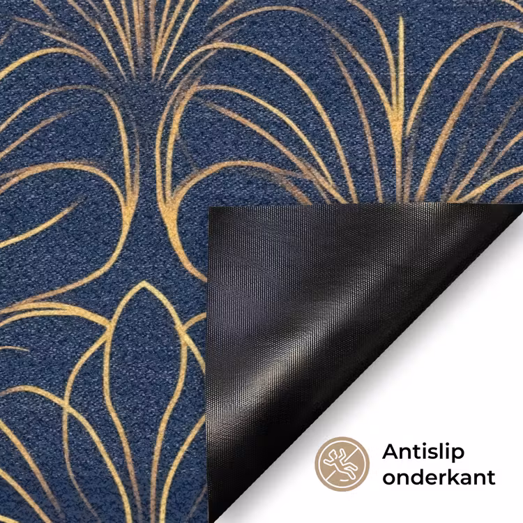 Deurmat - Deco - Waaier - Blauw — 6
