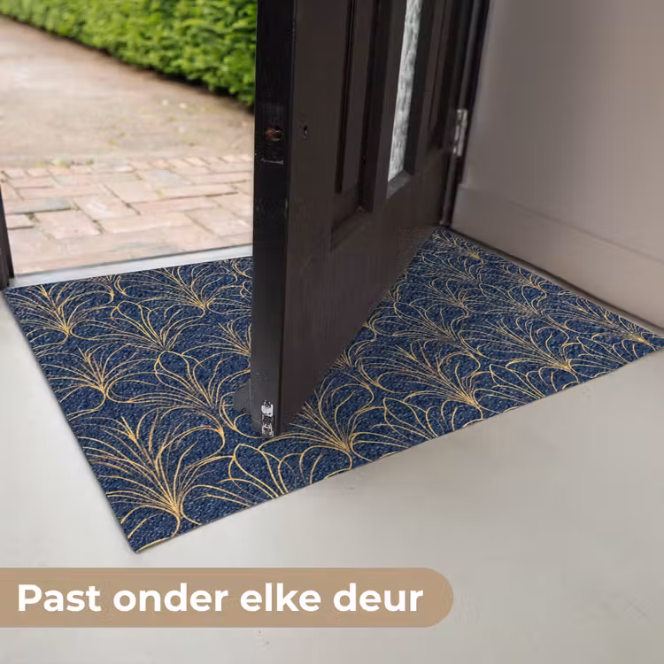 Deurmat - Deco - Waaier - Blauw — 7