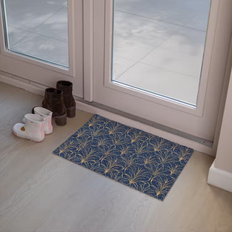 Deurmat - Deco - Waaier - Blauw — 8