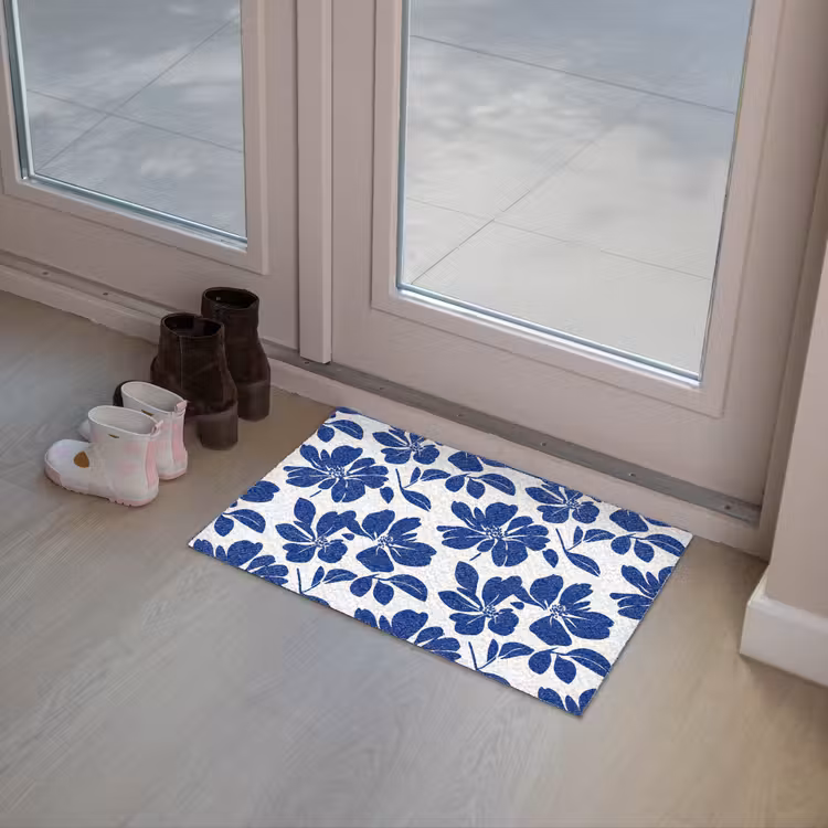 Deurmat - Floraal - Modern - Blauw — 8