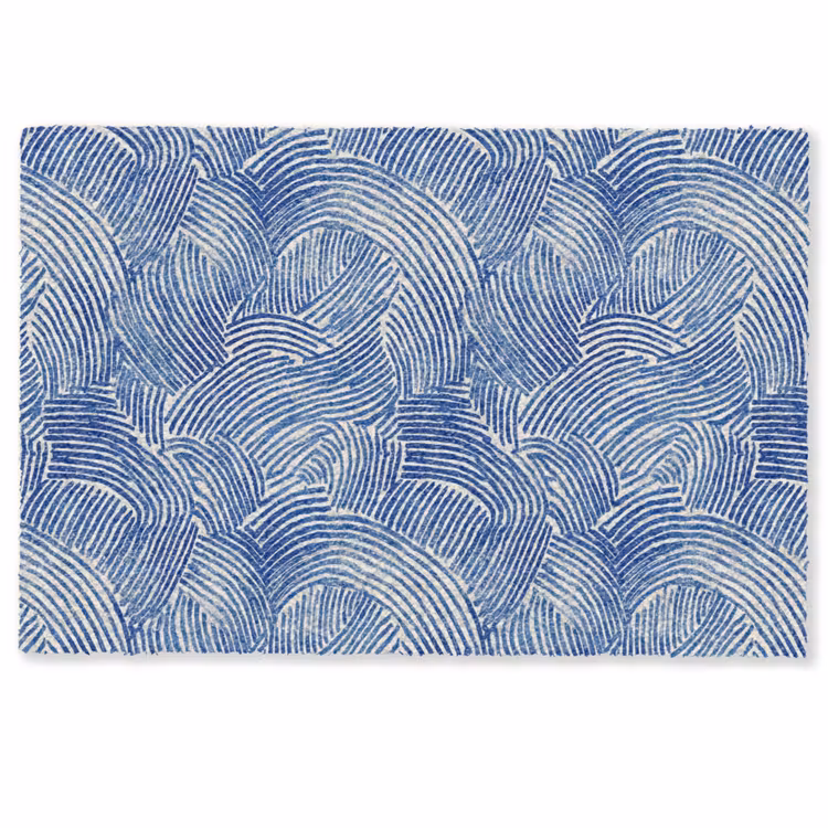 Deurmat - Modern - Abstract - Blauw — 1