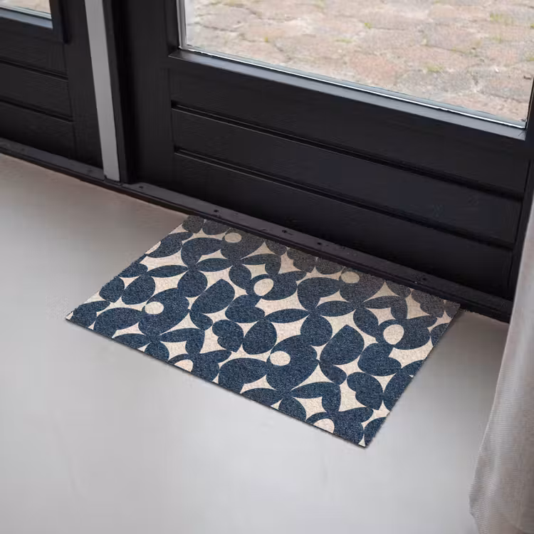 Deurmat - Modern - Geometrisch - Blauw — 2