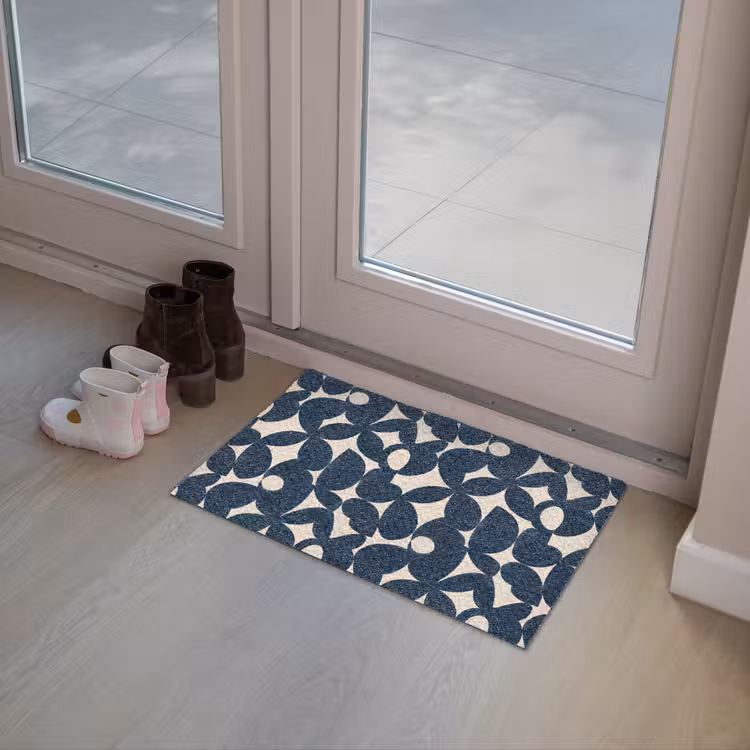 Deurmat - Modern - Geometrisch - Blauw — 8