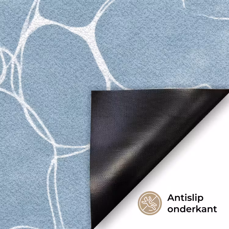 Deurmat - Organisch - Patroon - Blauw — 6