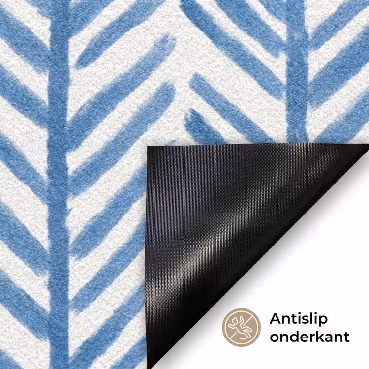 Deurmat - Patroon - Streep - Blauw — 6