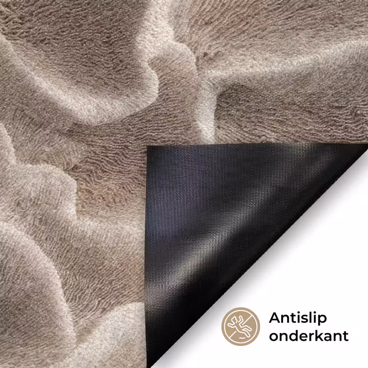 Deurmat - Waaiervorm - Beige - Vezel textuur — 6