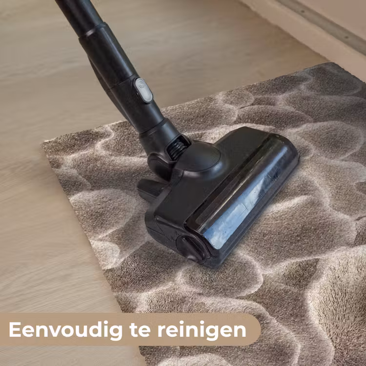 Deurmat - Waaiervorm - Beige - Vezel textuur — 9