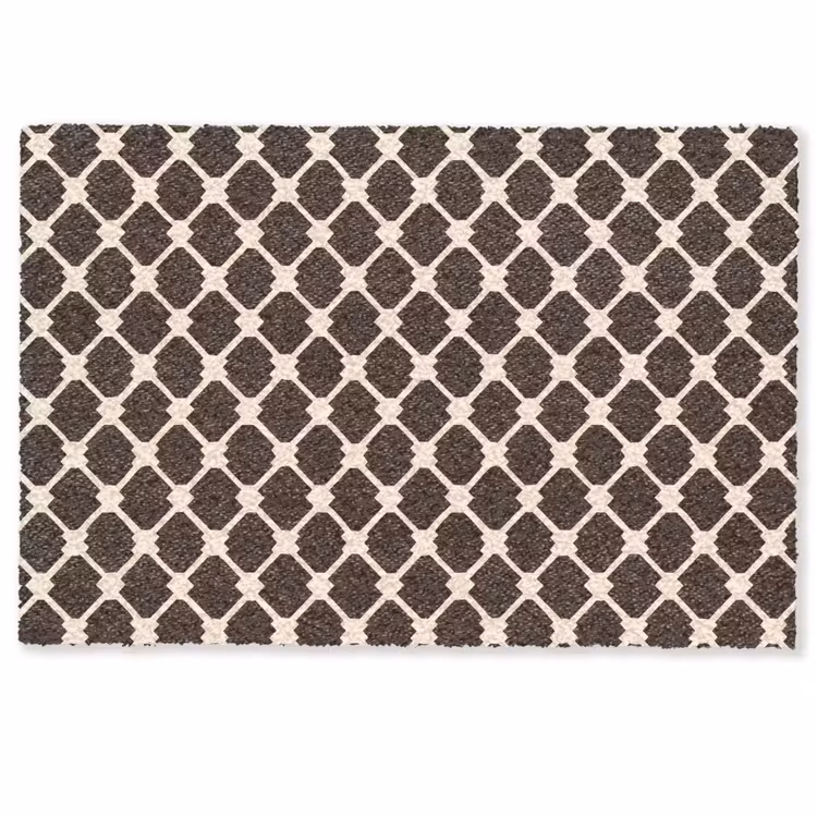 Deurmat - Bruin - Ruitpatroon - Geometrisch — 1