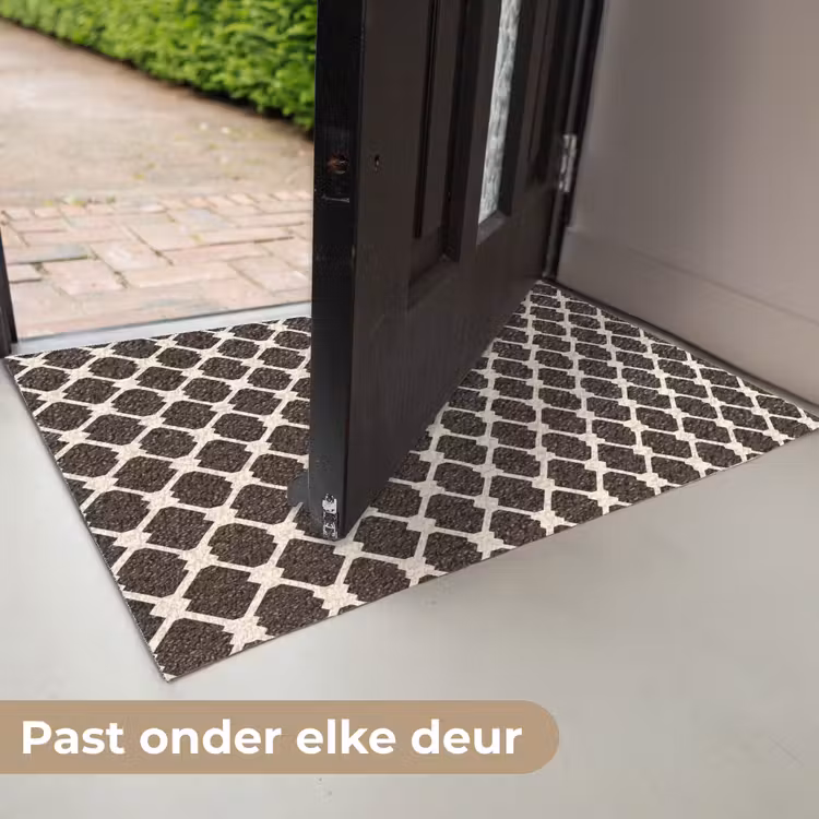 Deurmat - Bruin - Ruitpatroon - Geometrisch — 7