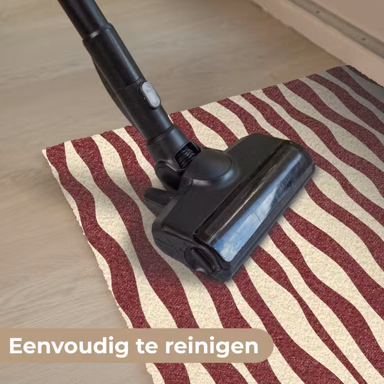 Deurmat - Golven - Rood - Patroon - Crème — 9