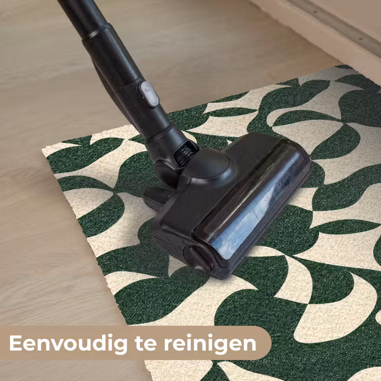Deurmat - Groen - Organische vlakken - Crème — 9