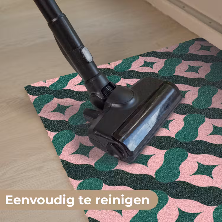Deurmat - Groen - Roze - Retro - Sterren — 9