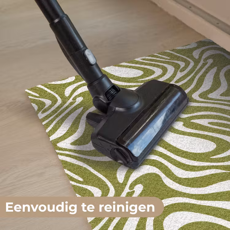 Deurmat - Lijnpatroon - Groen - Organisch — 9