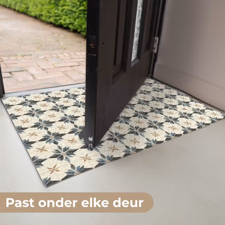 Deurmat - Sierlijk - Ornament - Blauw — 7