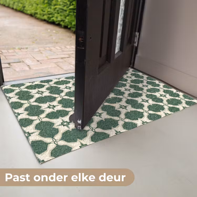 Deurmat - Tegel - Klassiek - Groen — 7