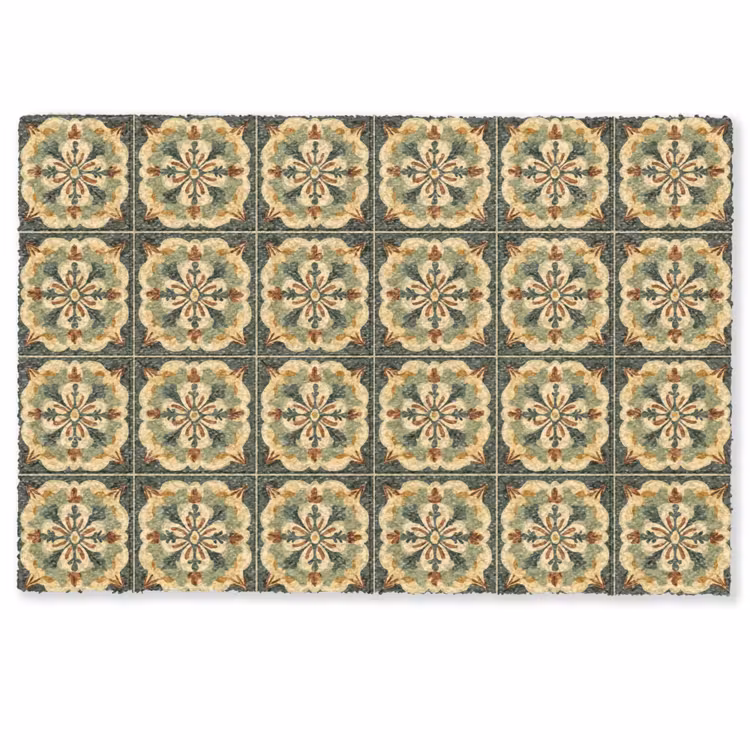 Deurmat - Ornament - Patroon - Groen — 1