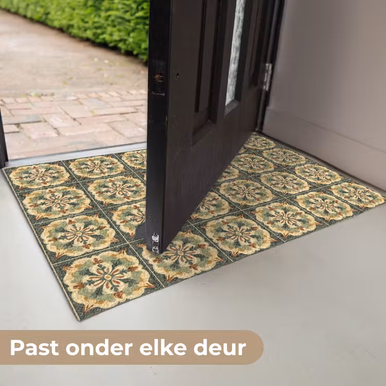 Deurmat - Ornament - Patroon - Groen — 7