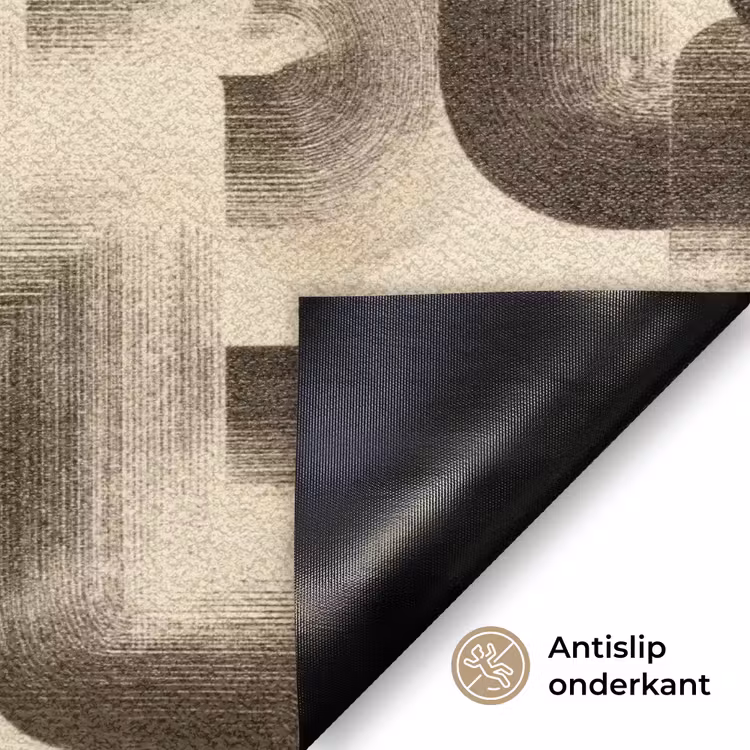 Deurmat - Abstract - Retro - Zwart — 6