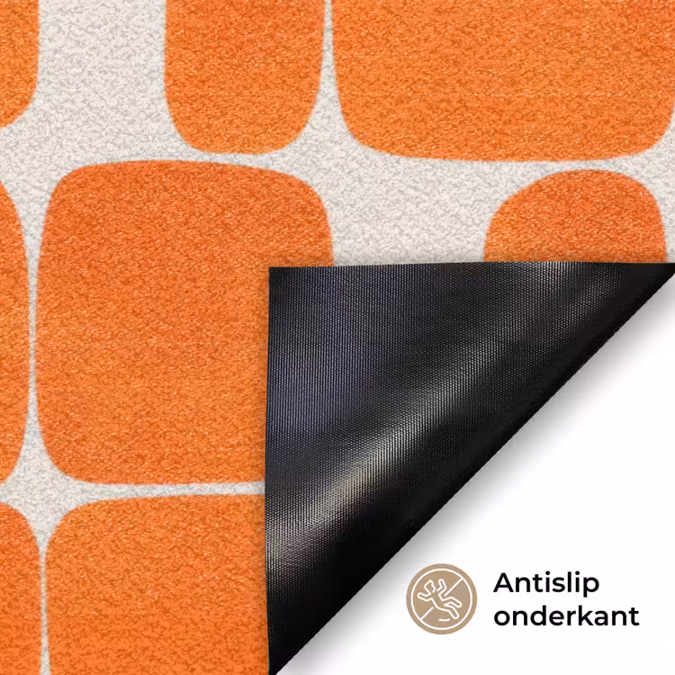 Deurmat - Patroon - Retro - Oranje — 6