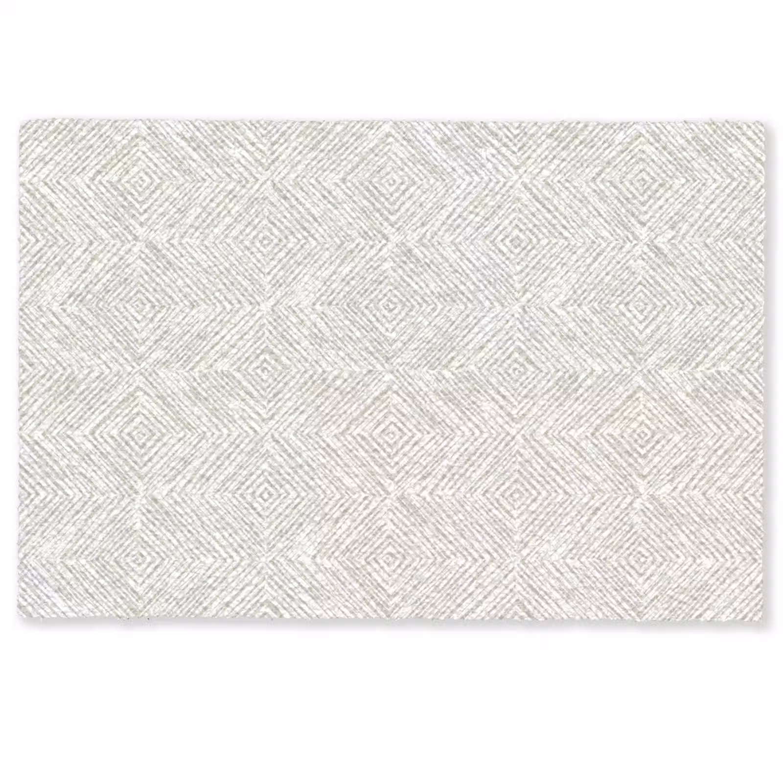 Deurmat - Abstract - Ruiten - Beige — 1