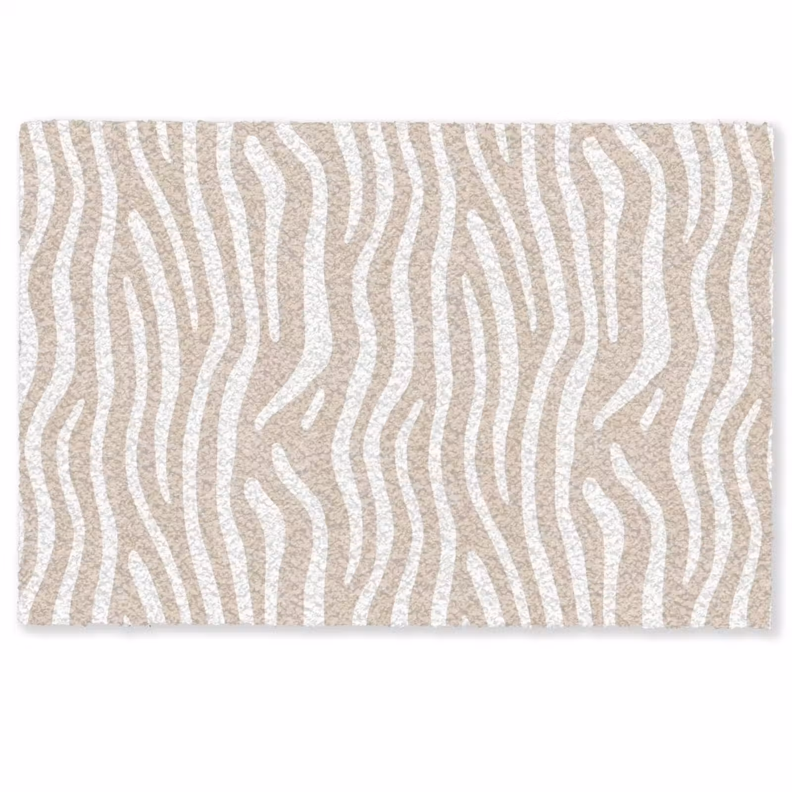 Deurmat - Abstract - Zebra - Beige — 1