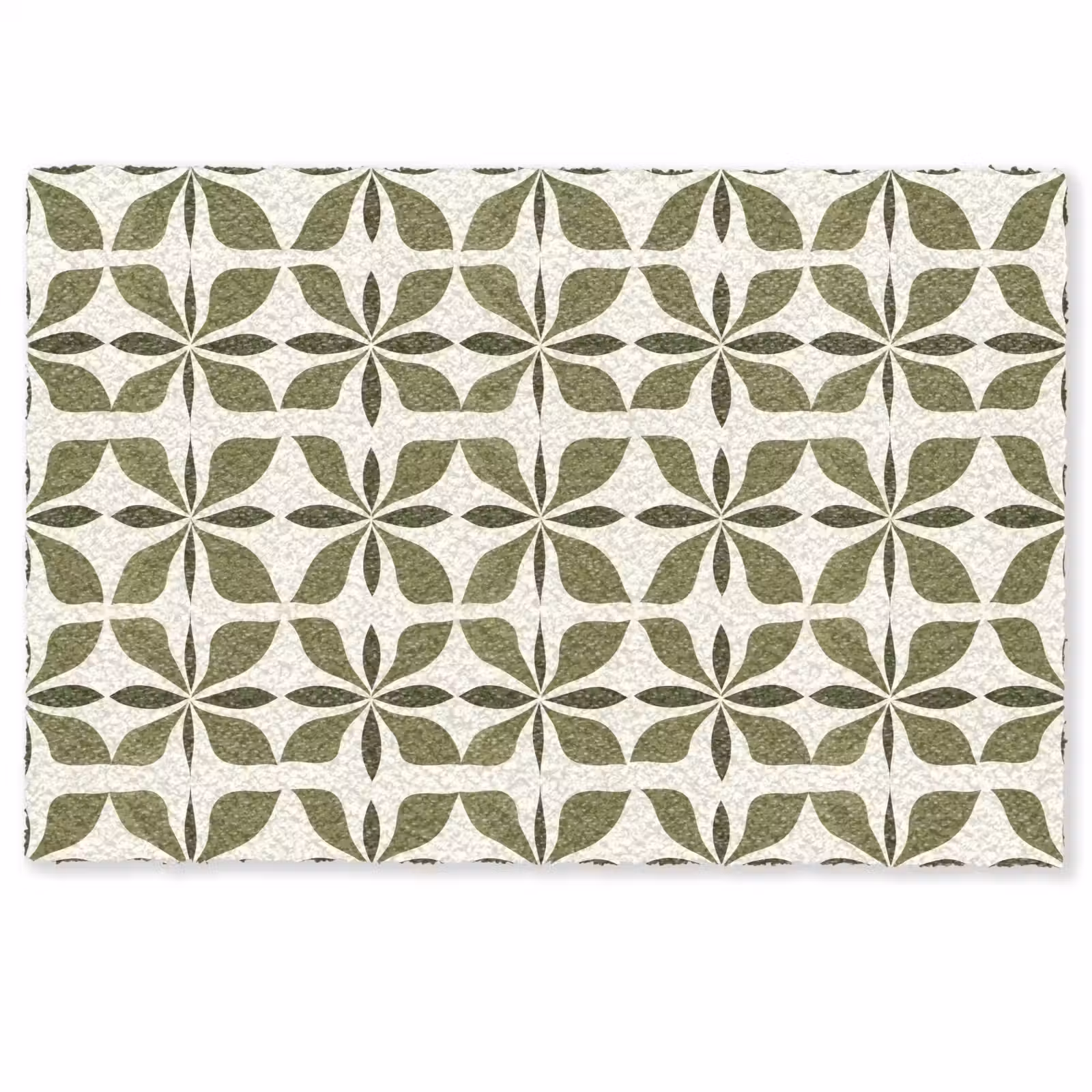 Deurmat - Botanisch - Retro - Groen — 1