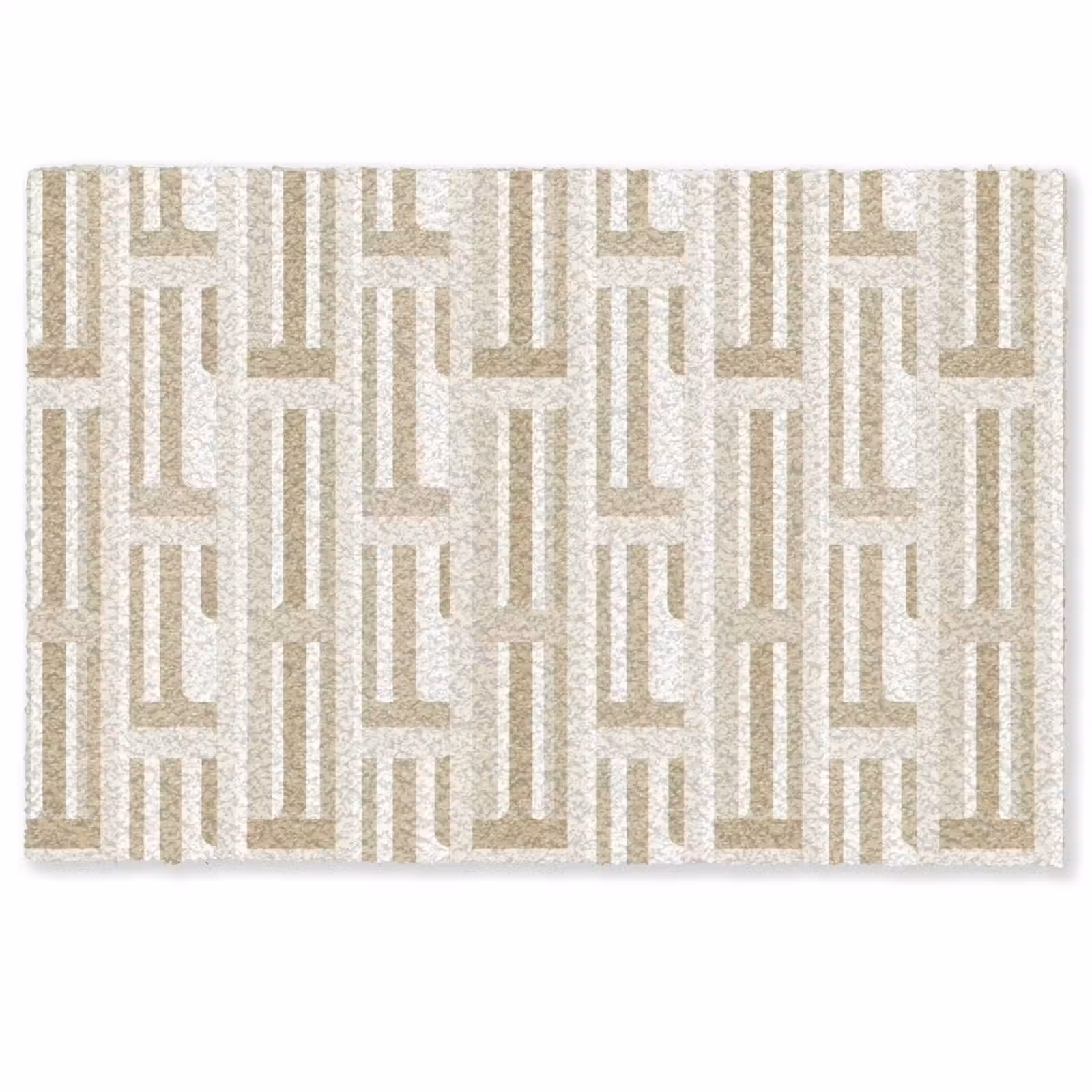 Deurmat - Modern - Geometrisch - Beige — 1