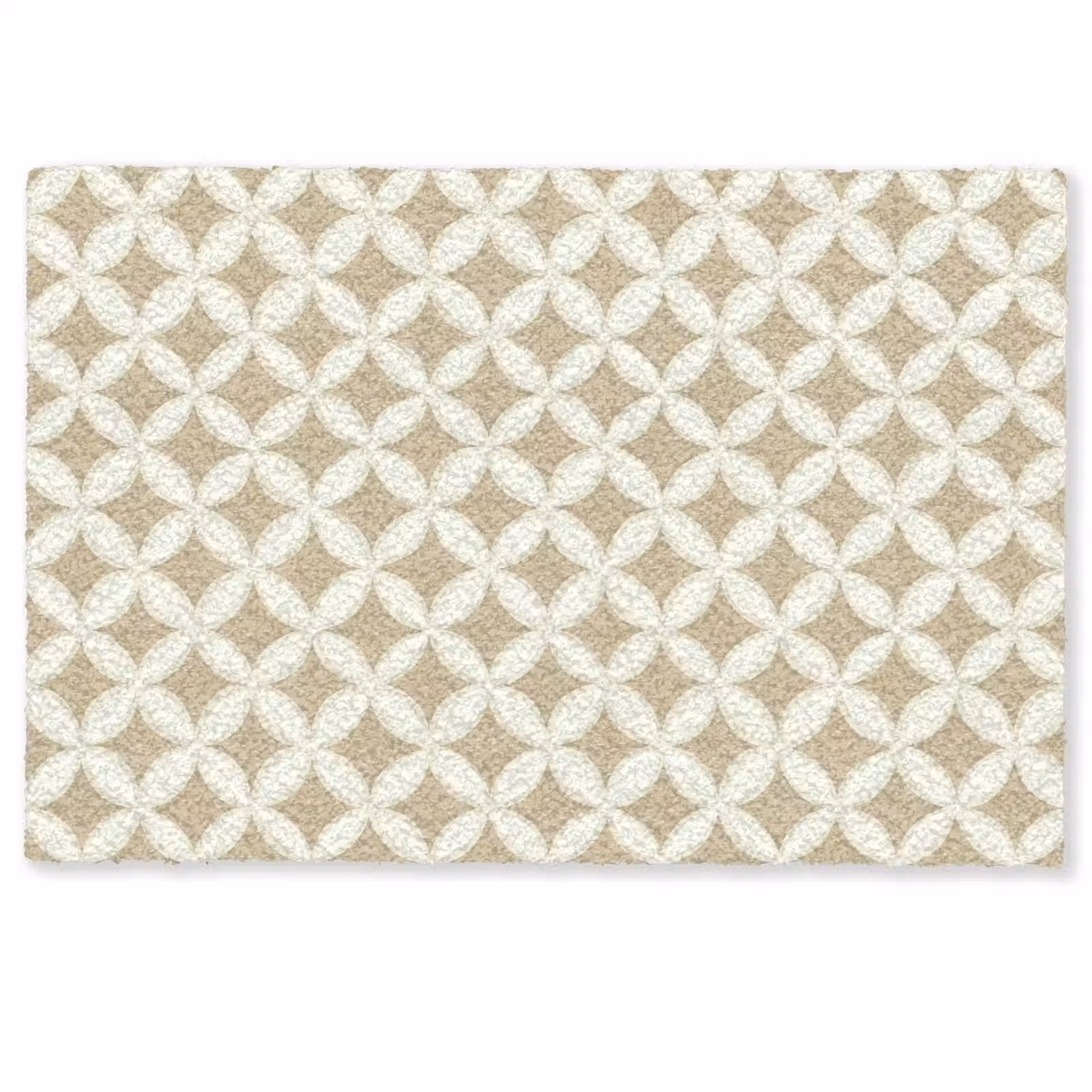 Deurmat - Symmetrisch - Motief - Beige — 1