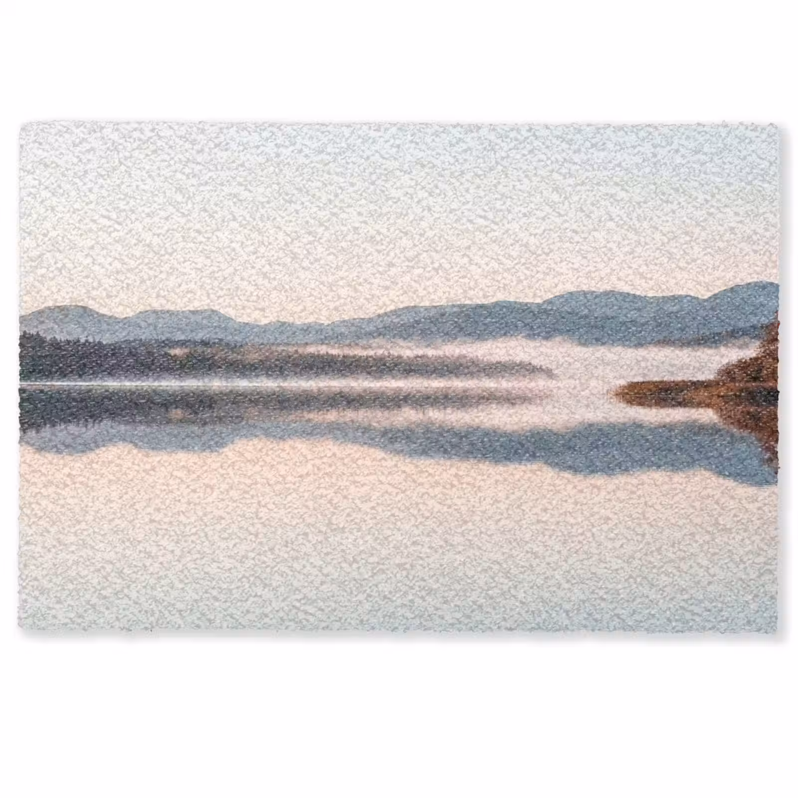 Deurmat - Water - Bomen - Mistlaag — 1