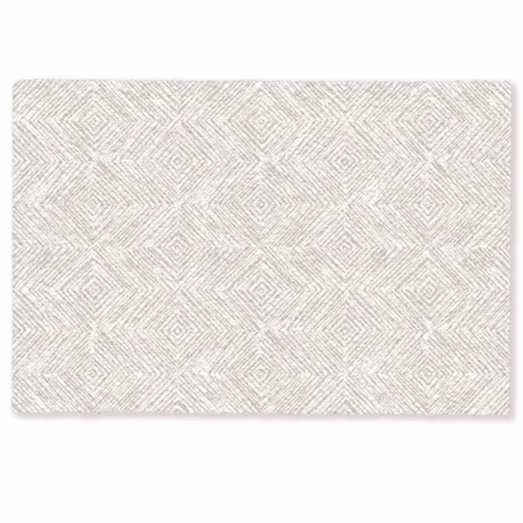 Deurmat - Abstract - Ruiten - Beige — 1